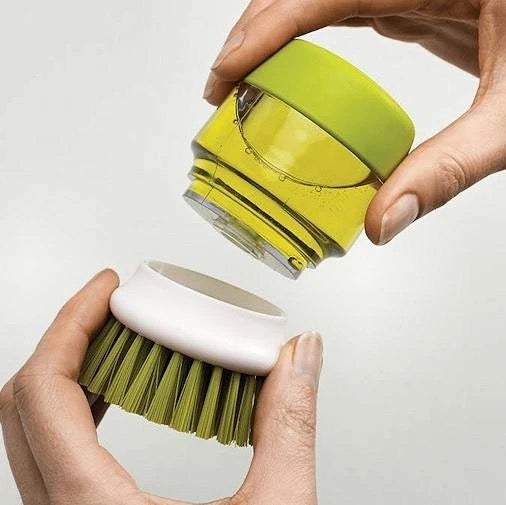 Manual Soap Dispenser Pot Dish Brush