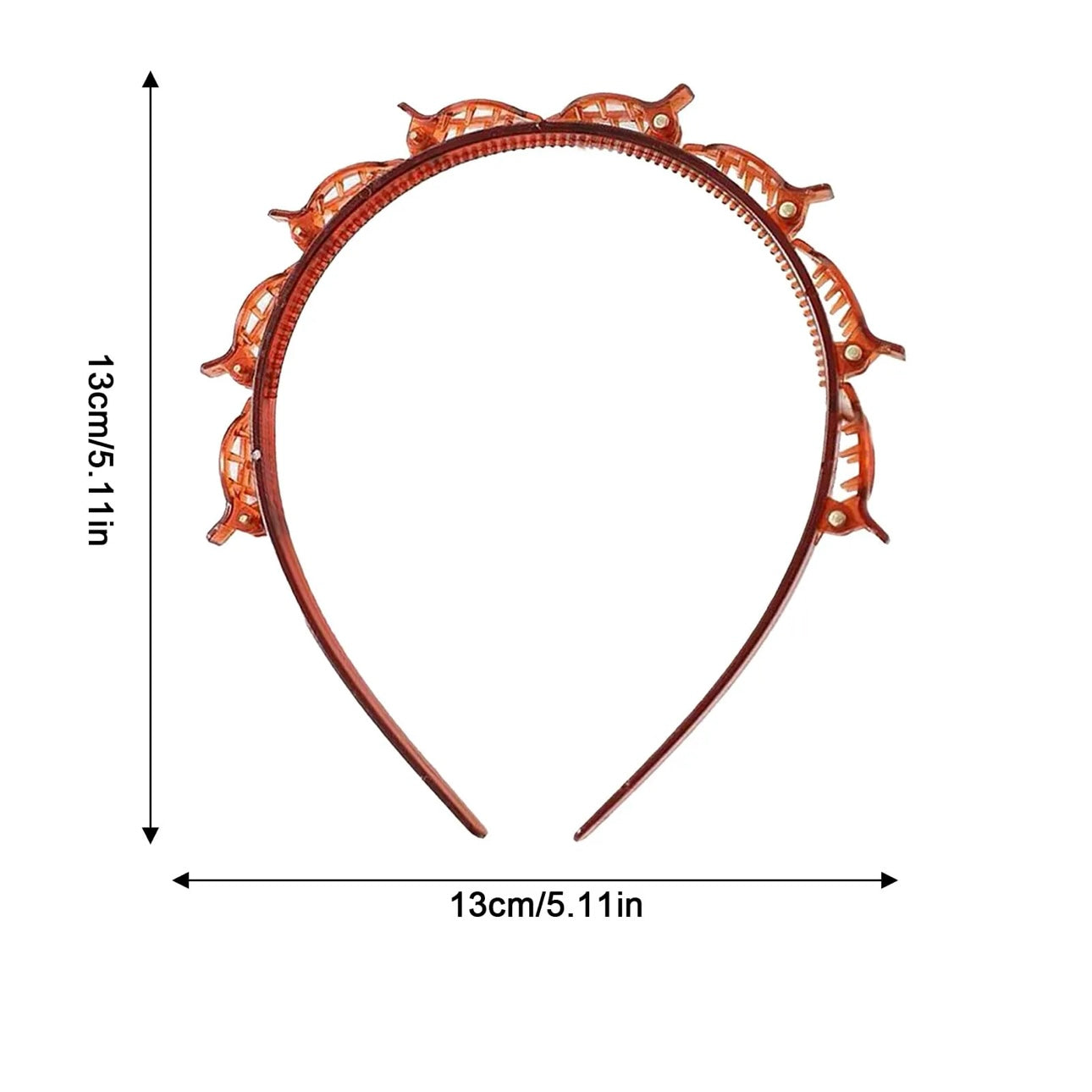 Double Layer Bangs Headband