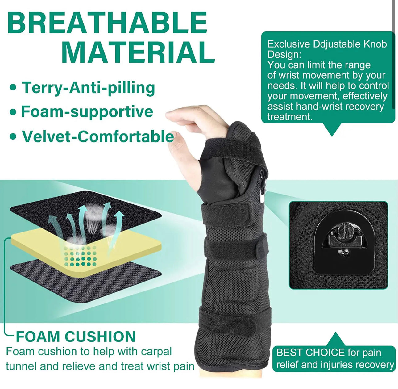 Orthopedic Compression Wrist Hand Support Brace