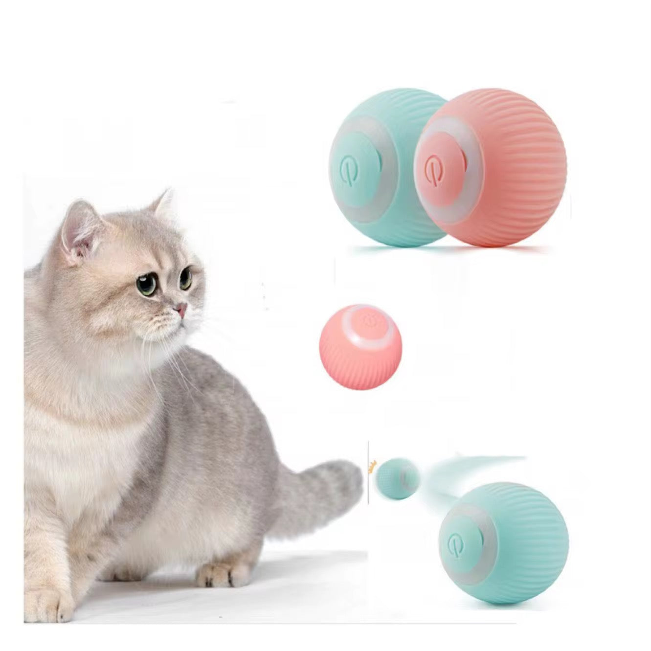 Jumping Ball Cats Toy