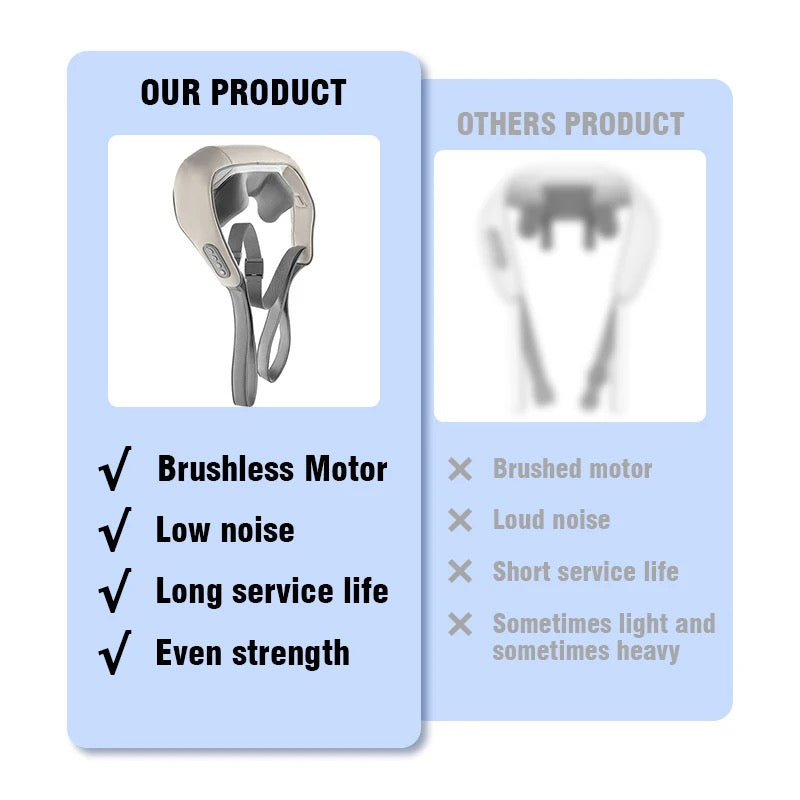 Wireless Electric Heating Neck And Shoulder Massager