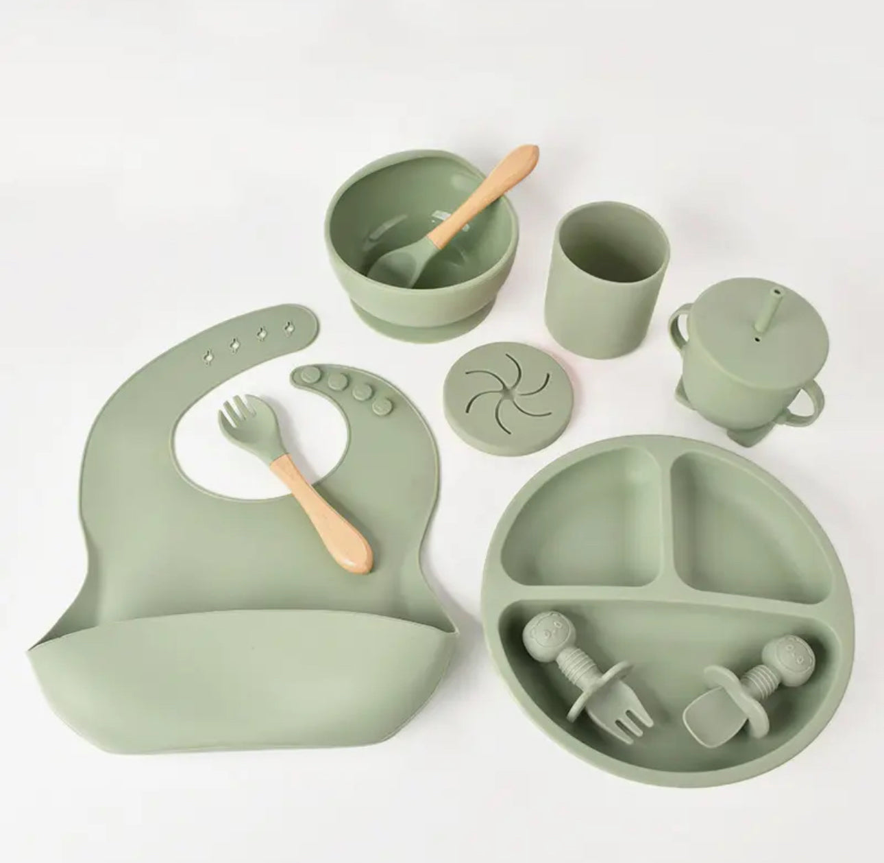 Baby Eco-friendly Silicon Bowl Set