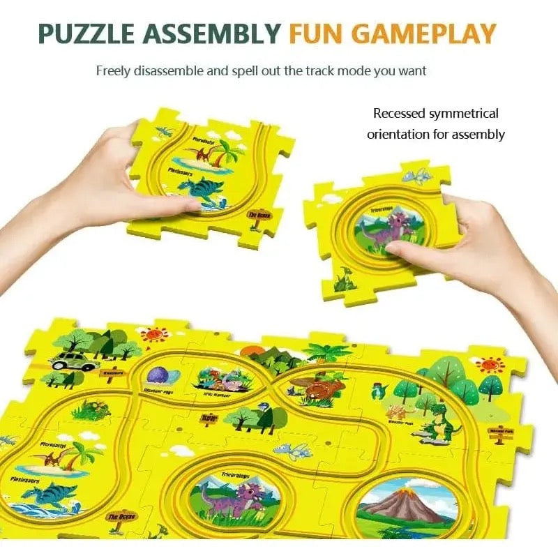 Puzzle Track Car