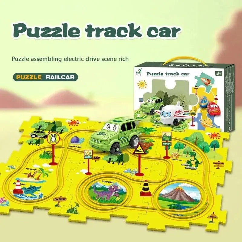 Puzzle Track Car