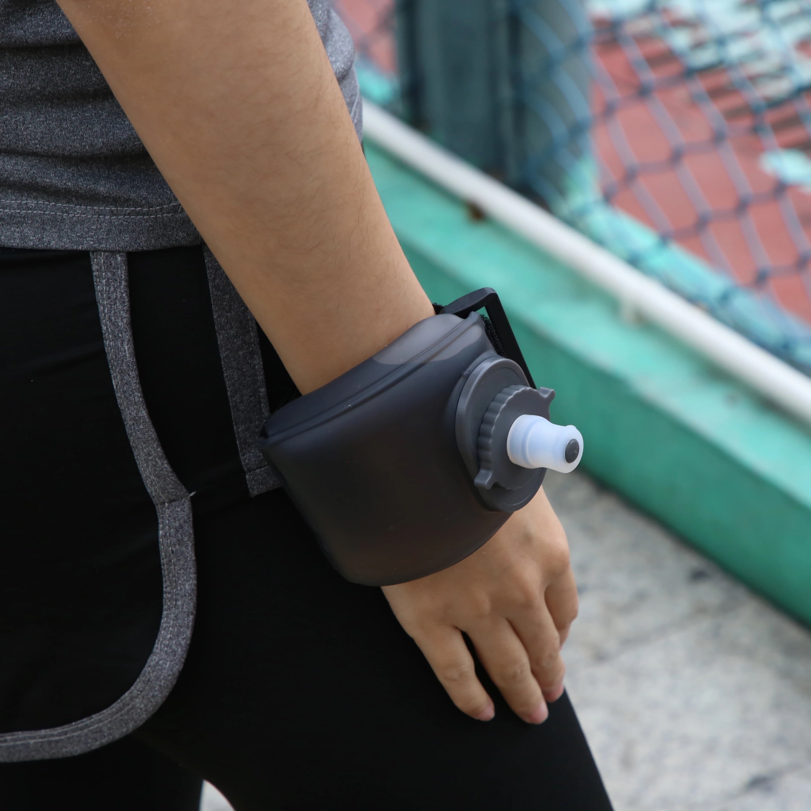 Silicone Wrist Drinking Water Bottles with Cute Shape