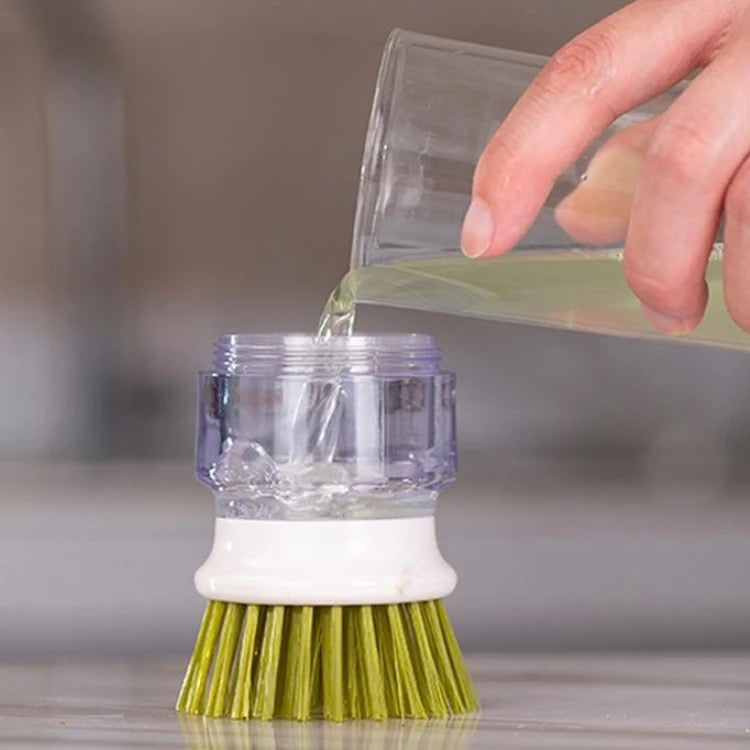 Manual Soap Dispenser Pot Dish Brush