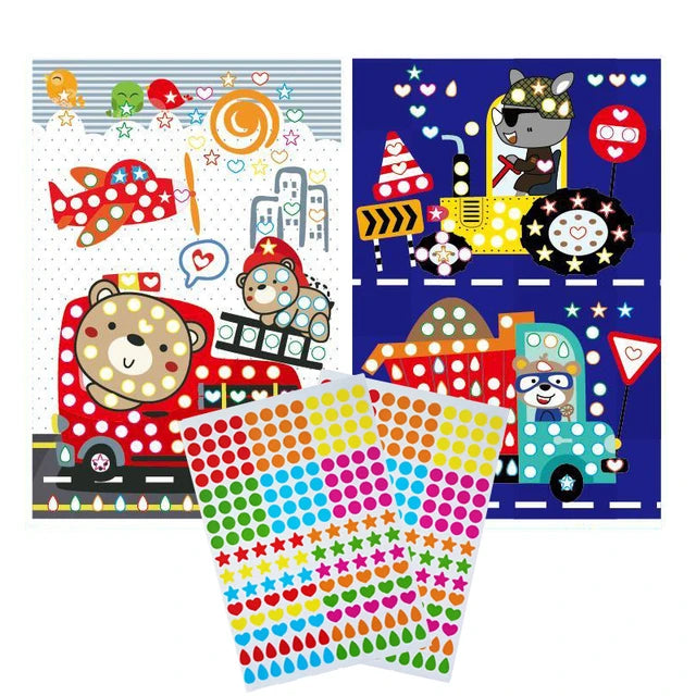 Children Dot Coloring Book