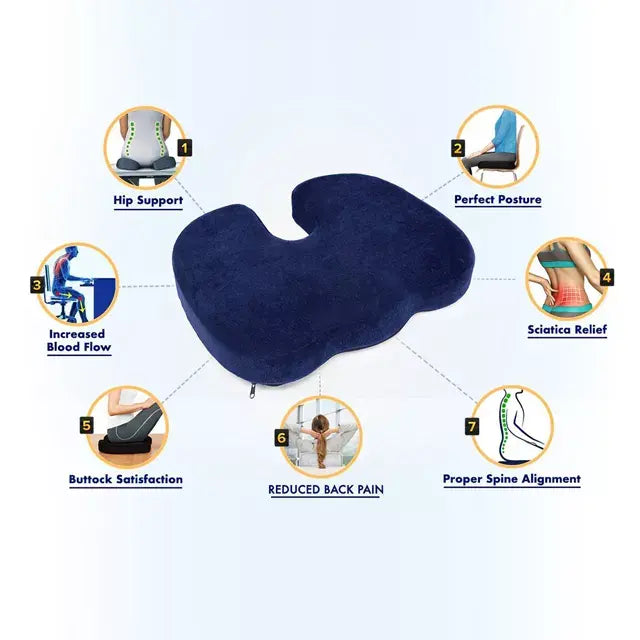 Pressure relief seat cushion