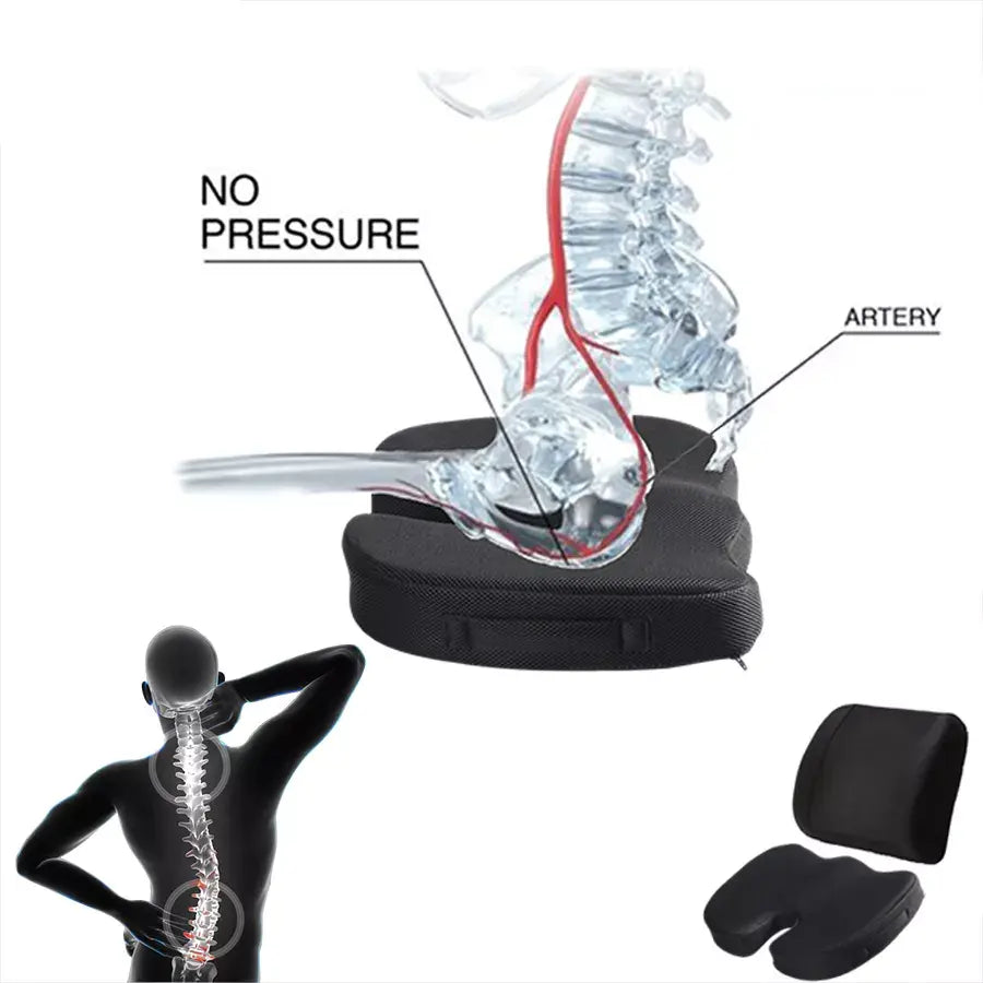 Pressure relief seat cushion