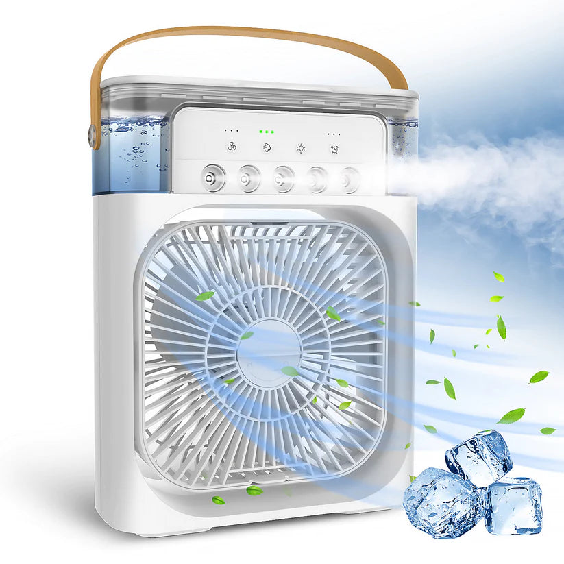 3-in-1 LED Air Humidifier Fan
