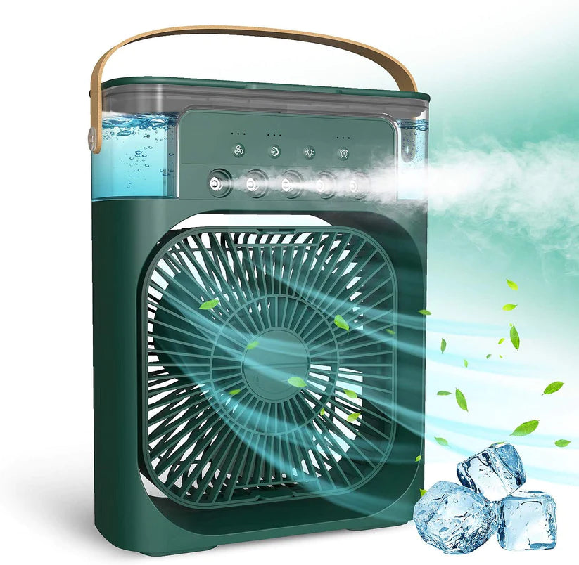 3-in-1 LED Air Humidifier Fan