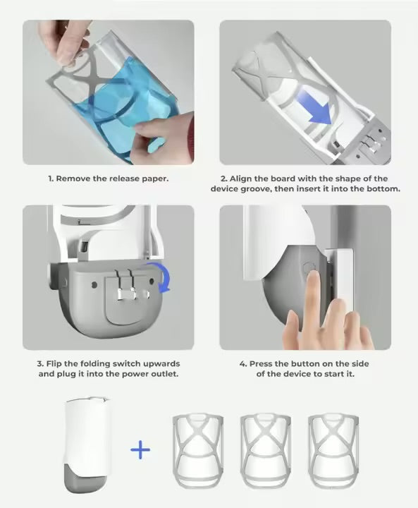 🦟 Electric UV Wall-Mounted Fly Trap – Silent & Odorless Insect Killer