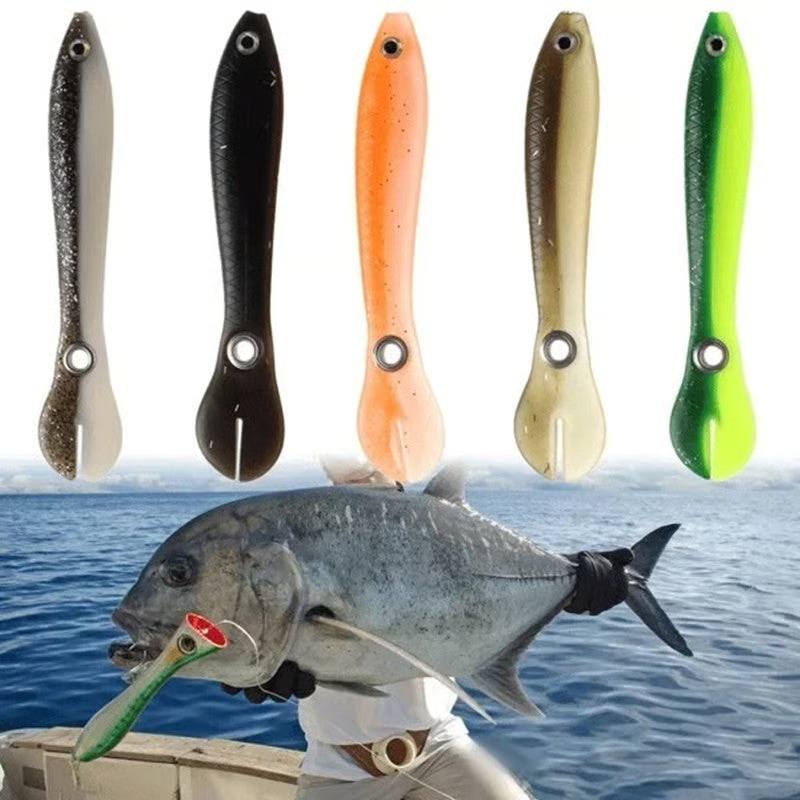 🎣 طعم صيد ناعم على شكل سمكة لوتش بيونيك، 10 سم، 6 غرامات - طعم سباحة واقعي بذيل مجداف