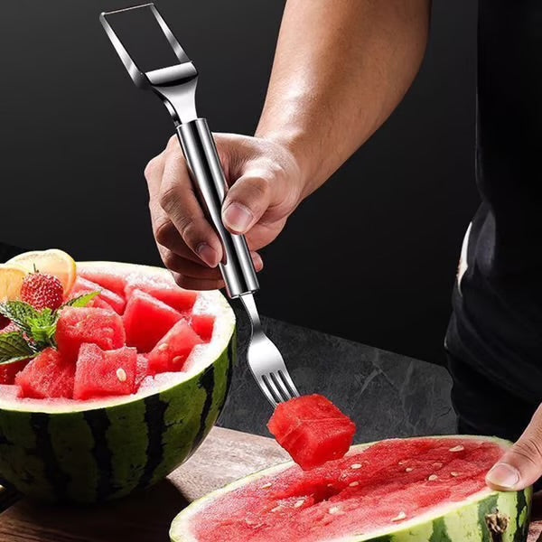 ✨ 2-in-1 Fruit Cutter & Fork – For Quick and Easy Fruit Serving! 🍉