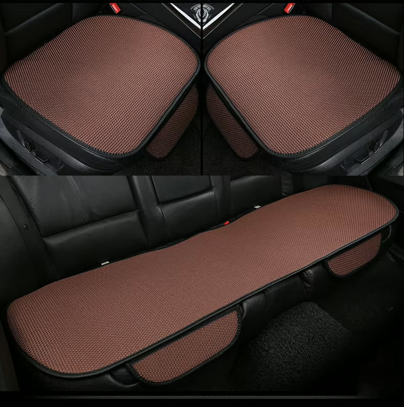 Ice Silk Car Seat Cushion for Summer | Cool, Breathable, Non-Slip Front Seat Protector