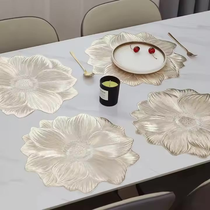 Flower Placemats – Waterproof & Heat-Resistant Table Mats