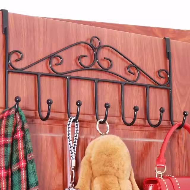 Door Hooks Towel Holder for Bathroom Kitchen Bedroom Hanging Rack