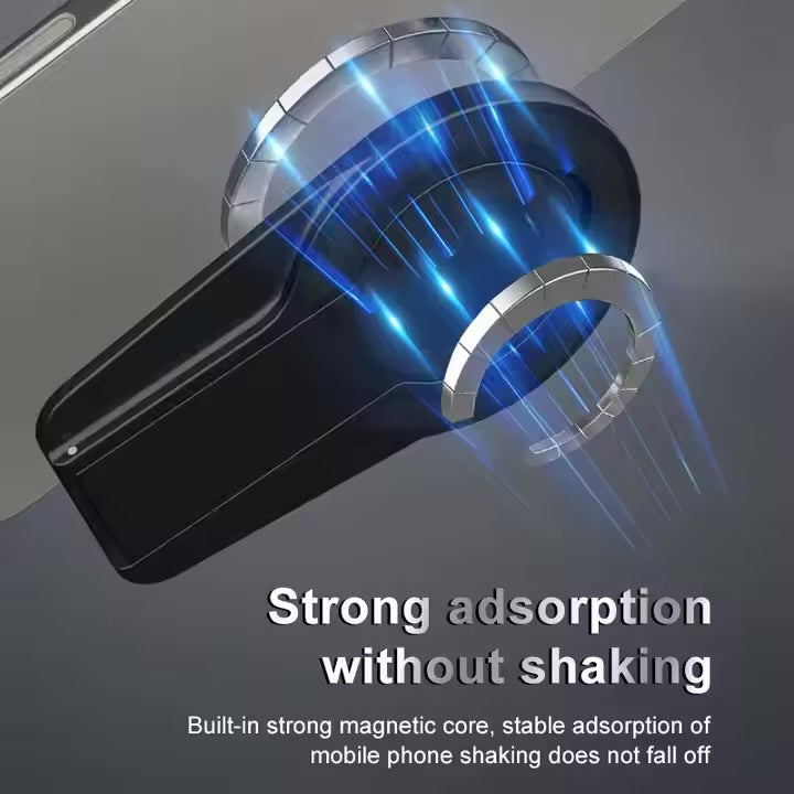 🔗 High-Quality Magnetic Metal Phone Ring Holder – 360° Rotating Foldable Kickstand