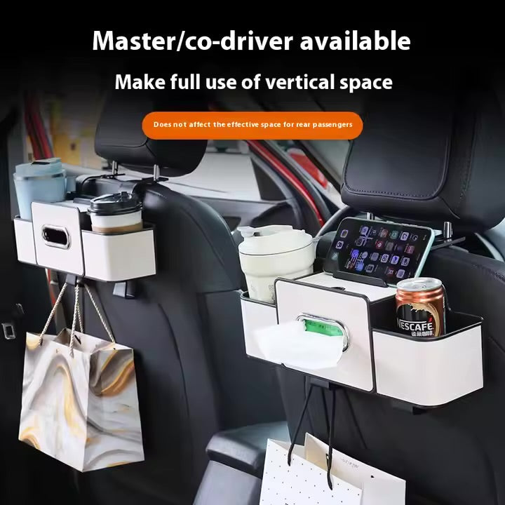 Multifunctional Car Seat Back Storage Organizer