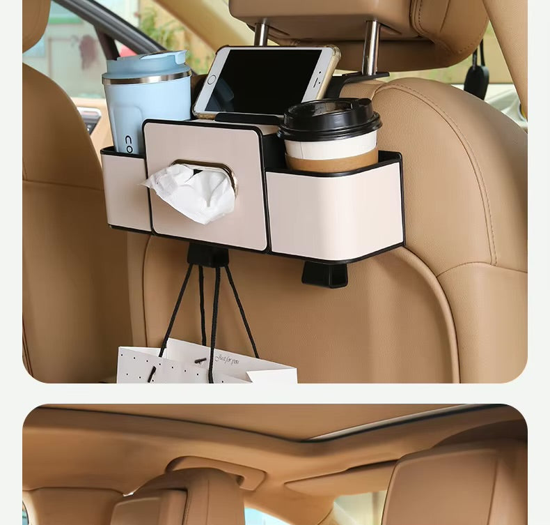 Multifunctional Car Seat Back Storage Organizer