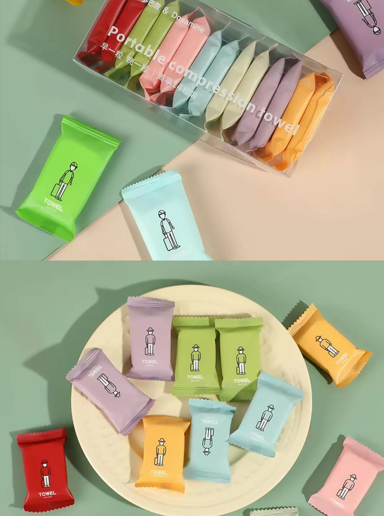 Travel Towel – Nonwoven Viscose, Disposable & Eco-Friendly