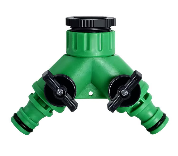 Water Hose Connection for Car Washing – 3-Way Quick Connector Adapter