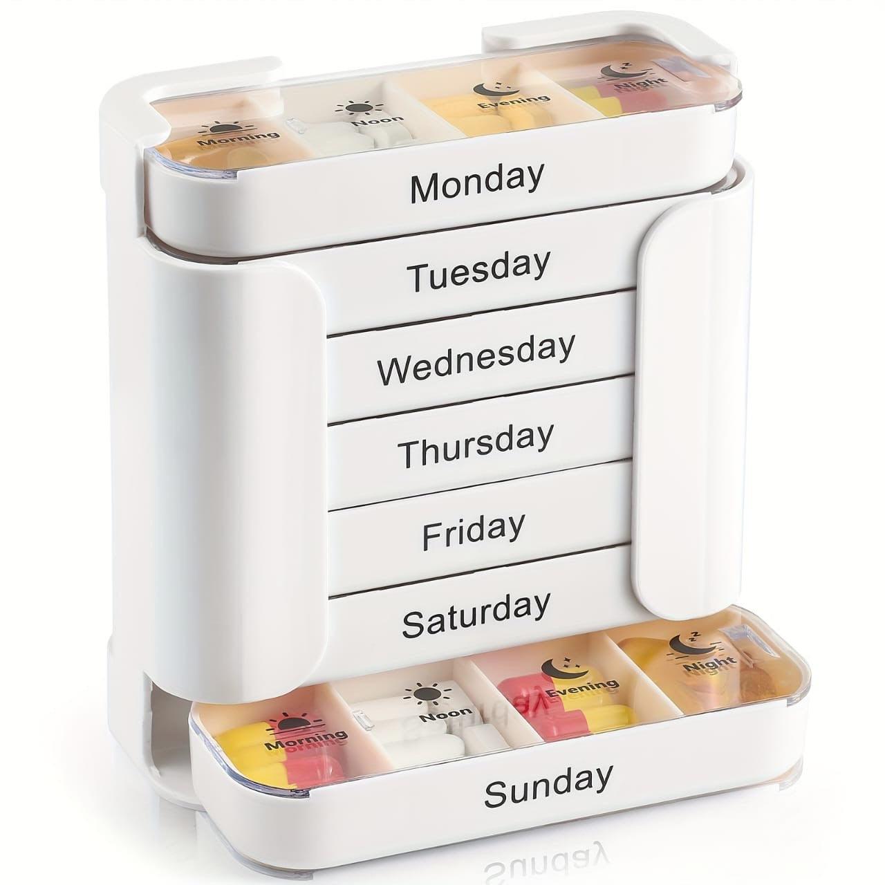 7-Day Weekly Pill Box Organizer