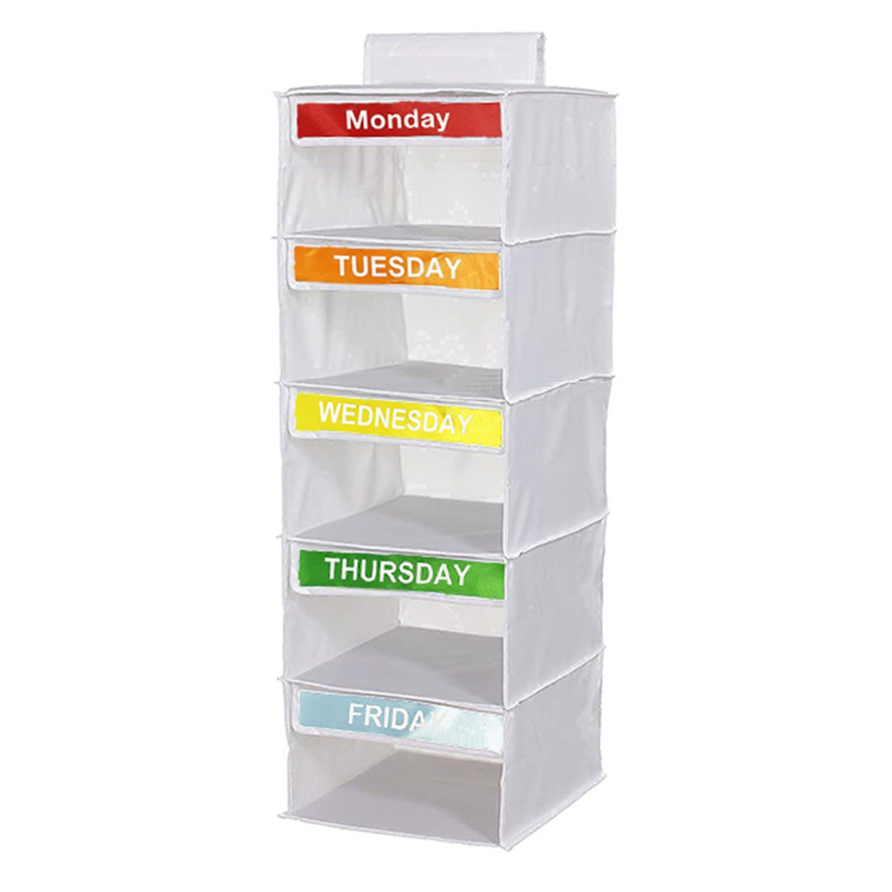 Custom Multi-Drawer Clothes Organizer — Weekly Label Storage Hanging Bag