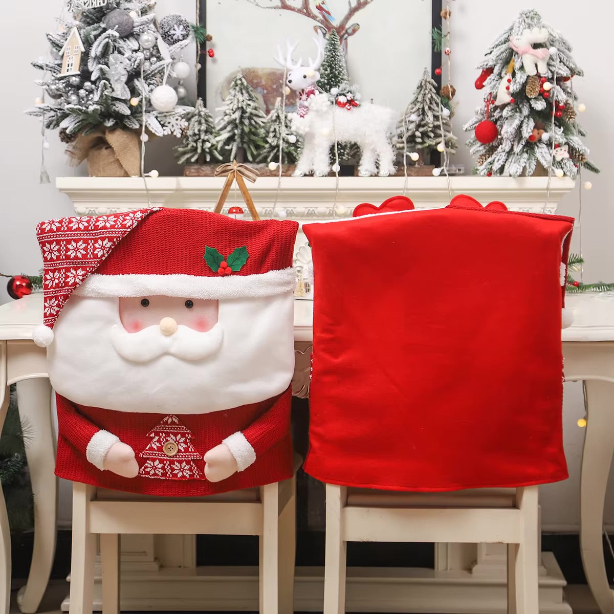 Christmas Santa Chair Cover