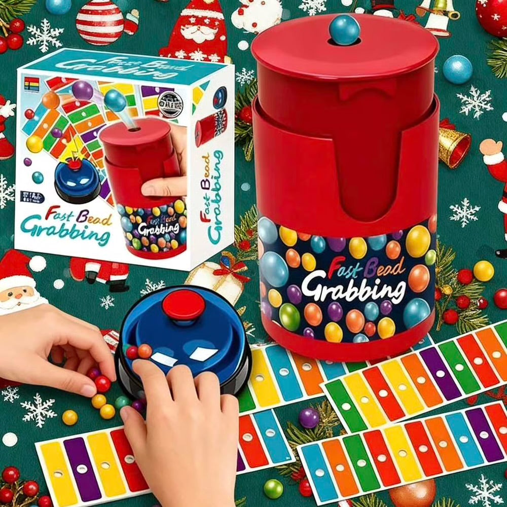 💥Fast Bead Grabbing Match Color Bingo Game🌈