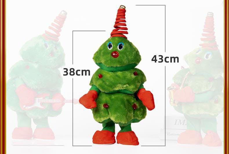 🎄 Electric Singing & Dancing Christmas Tree Plush Toy