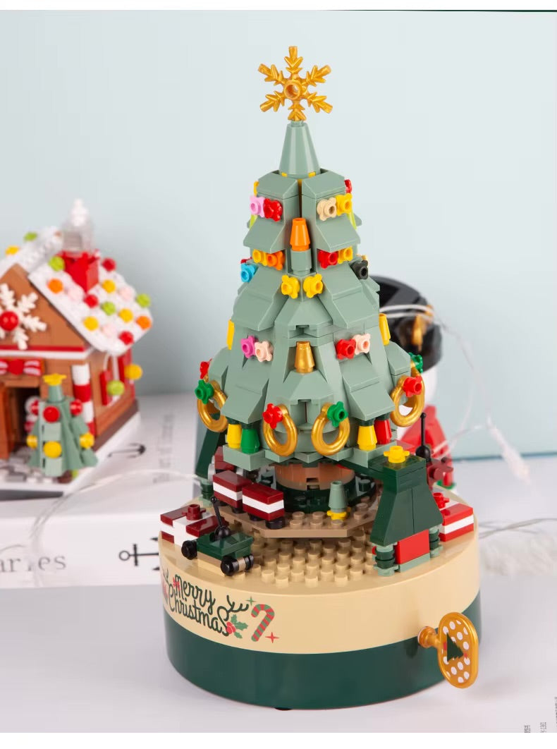 Musical Christmas Tree Building Blocks