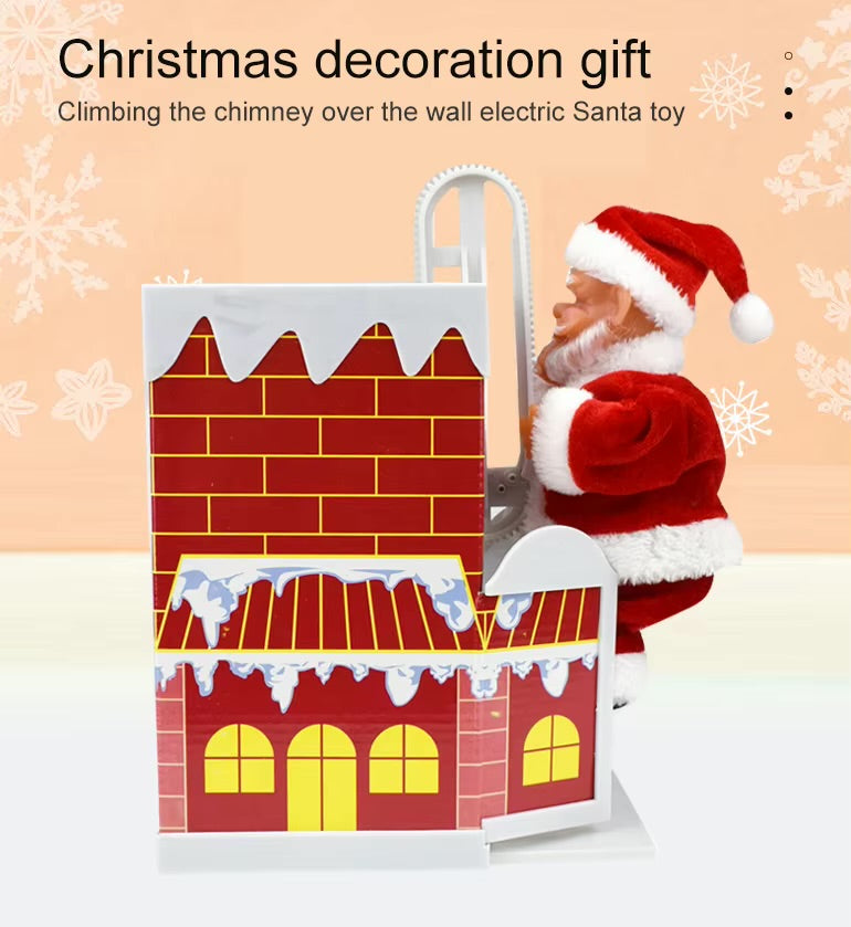 تسلق سانتا كلوز - صعوداً ونزولاً على السلم