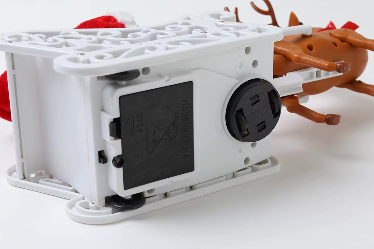 عربة تجرها الغزلان، موسيقى، سانتا كلوز كهربائي، أطفال