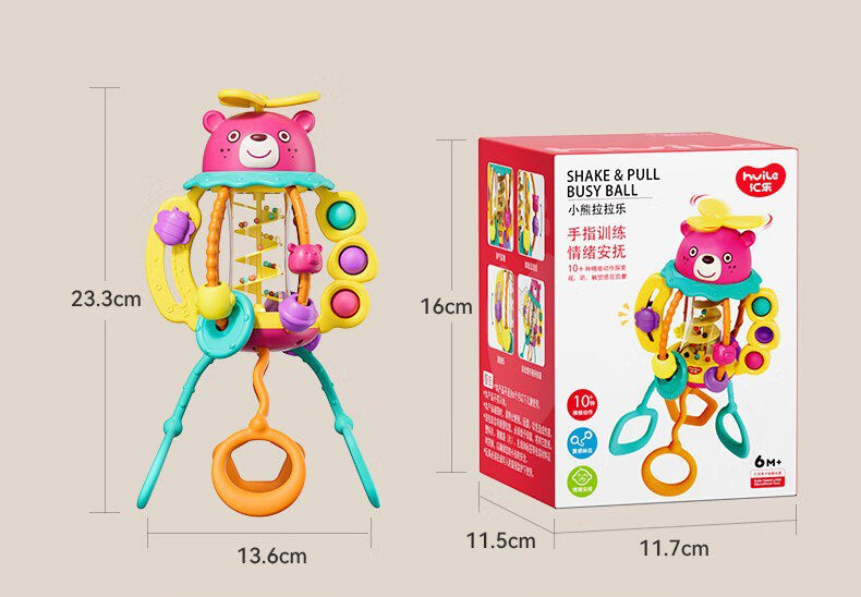 ألعاب دب لالا المهدئة للأطفال، تعليمية ومبكرة 