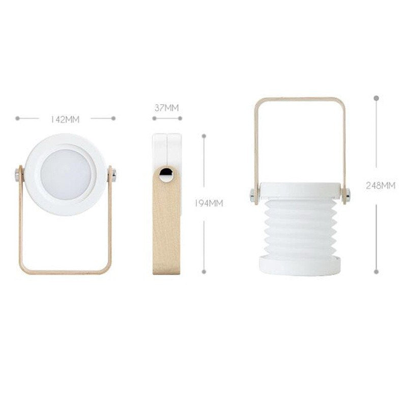 Wireless Chargeable Collapsible LED Portable Lantern