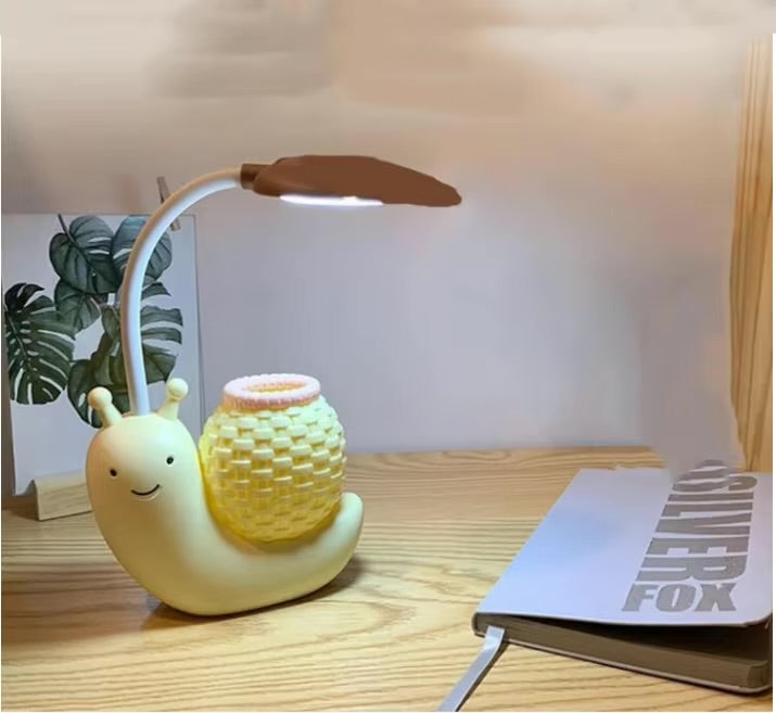 Snail Rechargeable Desk Lamp – Creative LED Night Light