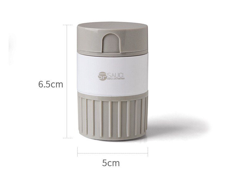 4‑in‑1 Manual Pill Grinder & Storage Box