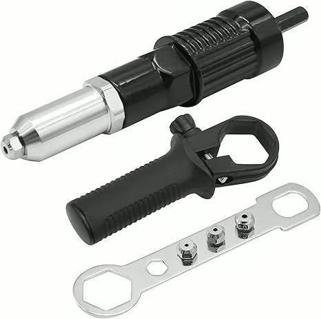 Professional Electric Rivet Gun Adapter Kit (3pcs)