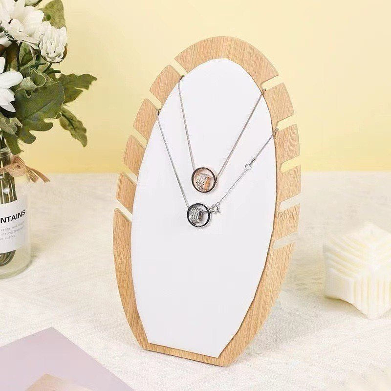 Bamboo Jewelry Display Stand – Necklace & Bracelet Hanger