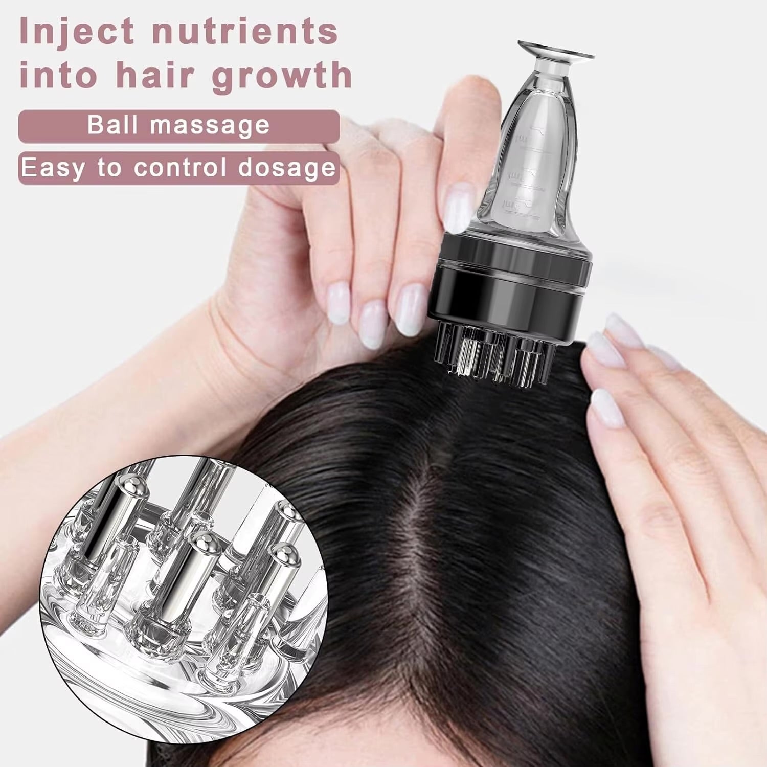 Scalp Massage Oil Comb – Hair Growth Care Tool