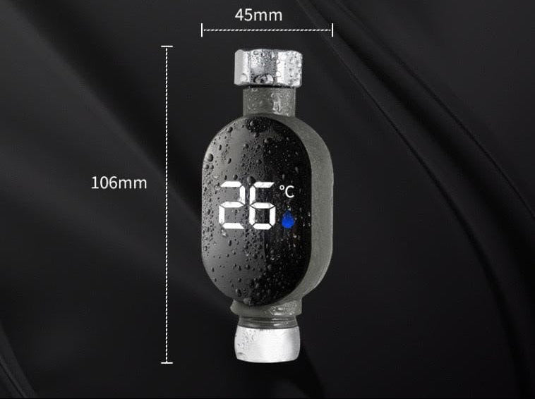 Shower Faucet with Instant Water Temperature LED Monitor