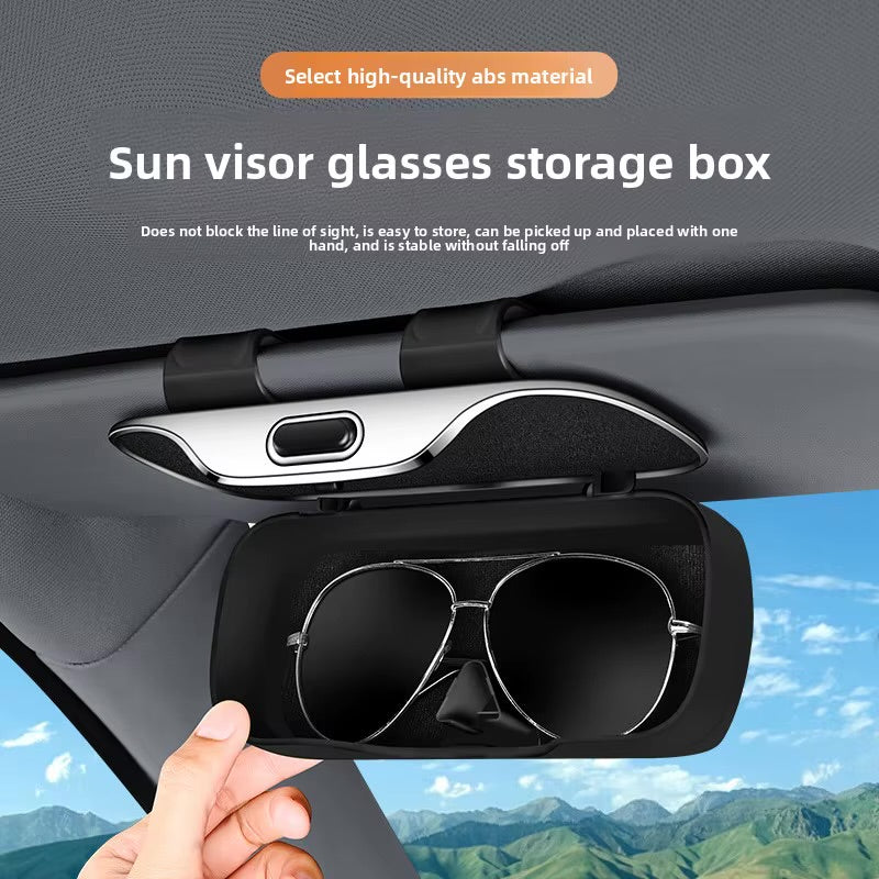 Press Plastic Car Glasses Box