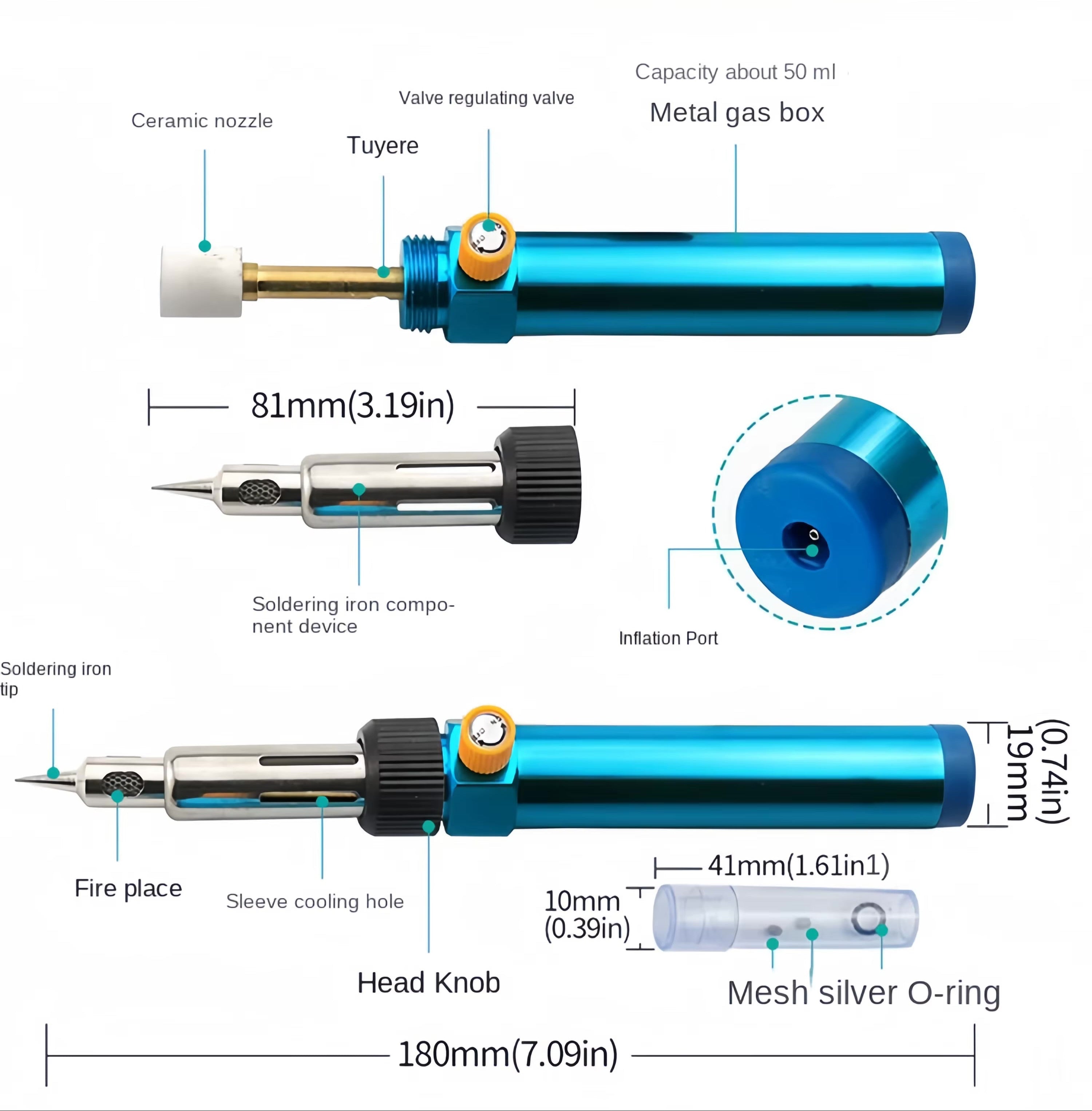 Electronic Accessories Pen-Type Gas Torch