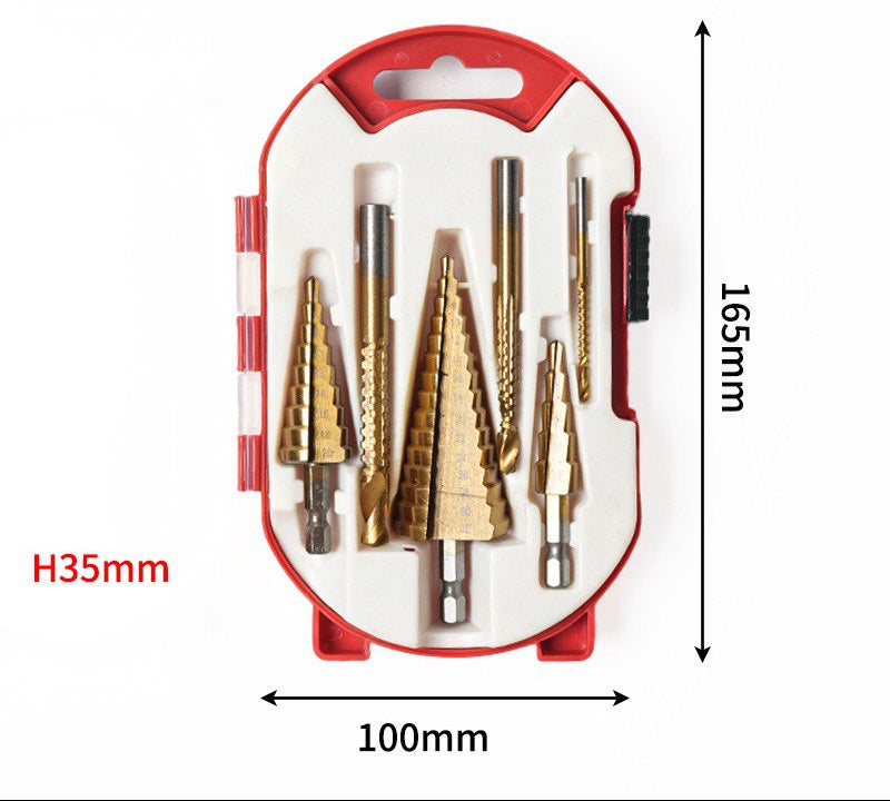 Serrated Pagoda Cobalt-Containing HSS Drill Bit