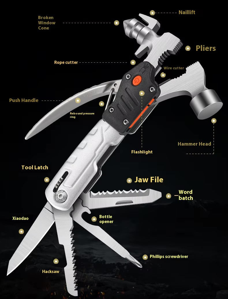 Portable Lightweight 12-in-1 Multitool