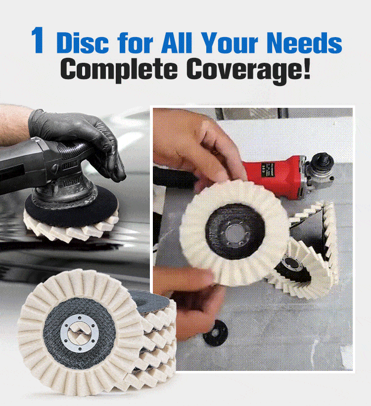 Wool Felt Flap Polishing Disc
