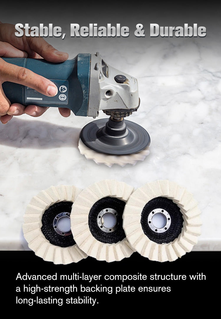 Wool Felt Flap Polishing Disc