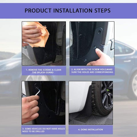 Universal Car Wheel Fender (4pcs)