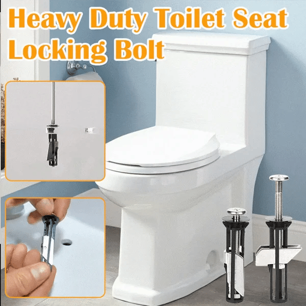 Heavy Duty Toilet Seat Fastener Bolt kit(A Set of 2 Pcs)